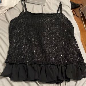 XL glitter top